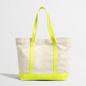 J Crew Canvas Tote